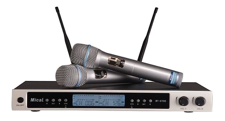High Quality UHF PLL Wireless Microphone System for KTV