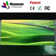 Curtain led display for rental