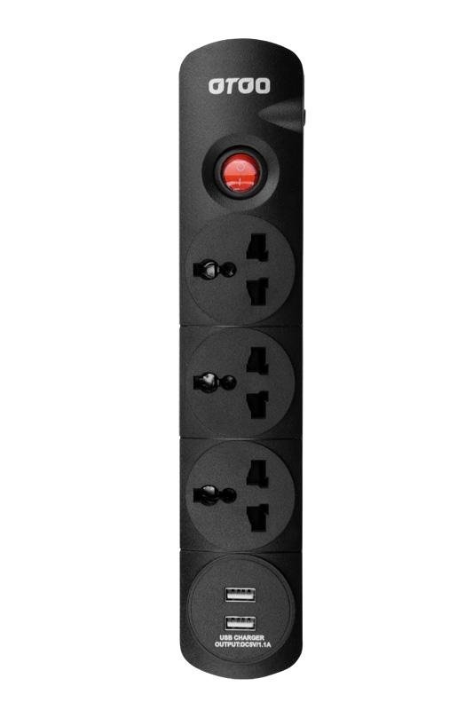power strip surge protector with usb charger  2