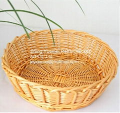 wicker basket wicker bread basket wicker fruit basket Cheristmas