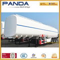 PANDA 4 inch bottom valve tanker trailers 42 cbm fuel tanker trailer for sale 3