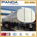 PANDA 4 inch bottom valve tanker trailers 42 cbm fuel tanker trailer for sale 4