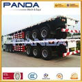 PANDA 40feet 3 axles flatbed container platform semi trailers for sale 1