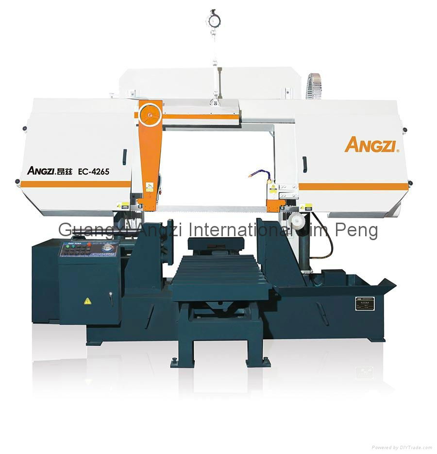 Horizontal power cutting saws machine