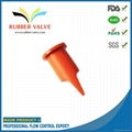 Mini rubber duckbill check valve 1