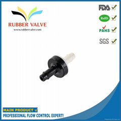 1/4 inch port plastic diaphragm check valve