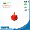 High quality rubber duckbill one way