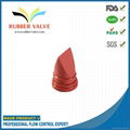 FDA food grade rubber duckbill check valve