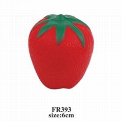 promotional cheap fruit shaped stress ball
