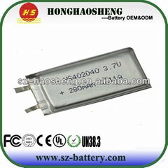 li-ion battery pack 3.7v 300mah