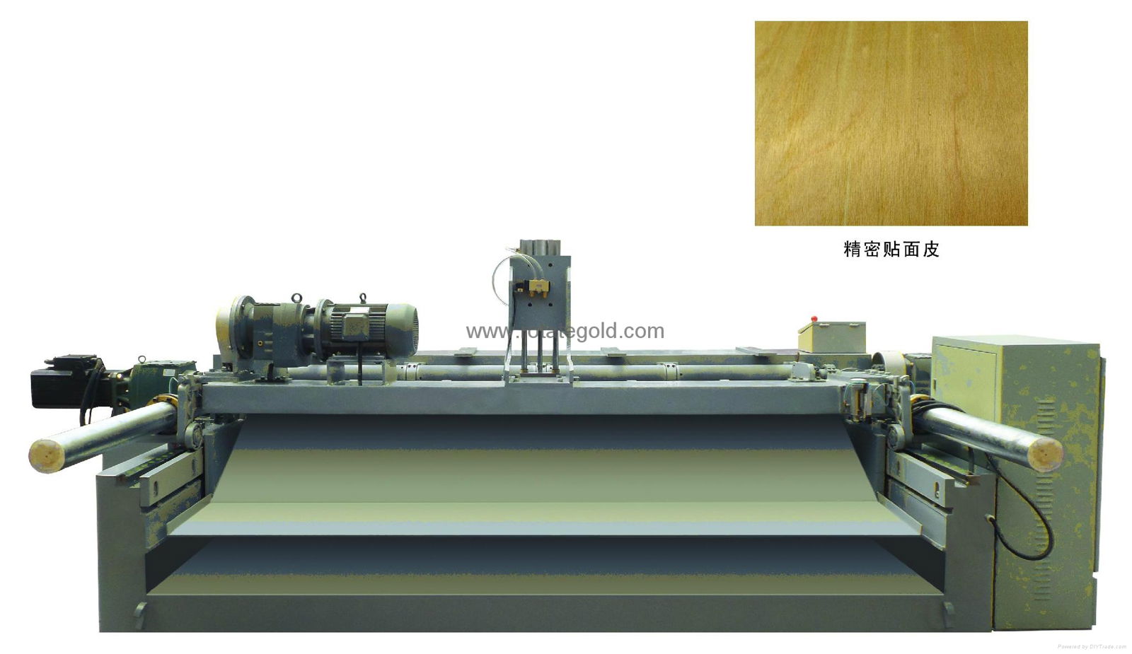 CNC spindless veneer peeling machine 3