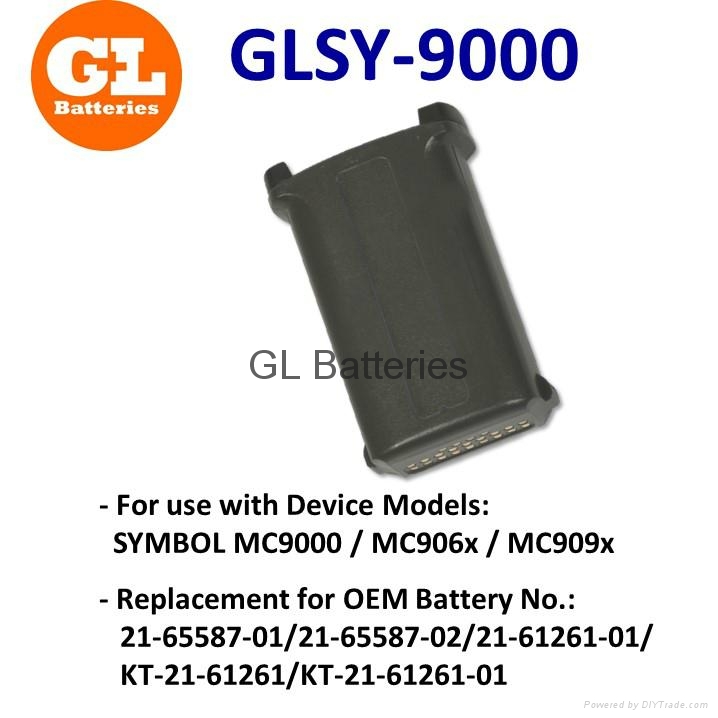 Battery Packs for SYMBOL MC9000 Barcode Scanner