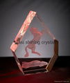 3d laser engraving crystal glass 2