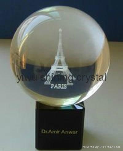 3d laser engraving crystal glass 5