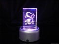 3d laser engraving crystal glass 1