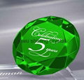 wedding favor colored crystal glass diamond 1