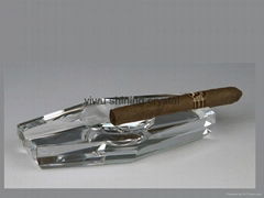 crystal glass ashtray for cigar cigarette company gifts