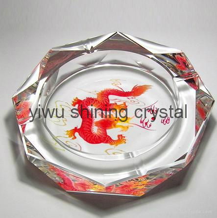 crystal glass ashtray for cigar cigarette company gifts 3