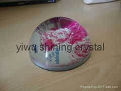 crystal glass paperweight for office souvenirs gifts