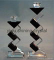 religious crystal glass candle holder for wedding decoration 2