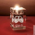 religious crystal glass candle holder for wedding decoration 1