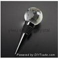 cheap crystal glass wine bottle stopper for promotional gifts 3