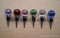 cheap crystal glass wine bottle stopper for promotional gifts