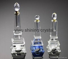 crystal glass car perfume bottle for women gifts