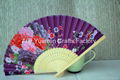 Fancy Chiniese Crafts Bamboo Hand Fans Custom 1