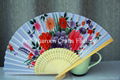 Beautiful Silk Material Hand Fans Bulk For Gifts 1