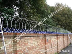 Hot Sell Razor Wire Flat Wrap Fence 4