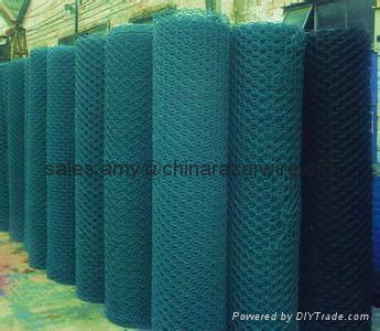 PVC Coated Heavy Hexagonal Gabion Mesh ISO 9001 3