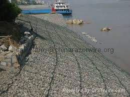 PVC Coated Heavy Hexagonal Gabion Mesh ISO 9001