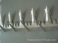 Galvanized or PVC Coated Wall Spikes 1