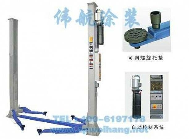 two column lifting machine for automobile