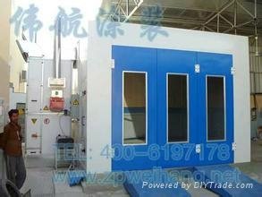 Qatar Electrical Heat Downdraft Auto spray booths For Automobile Painting