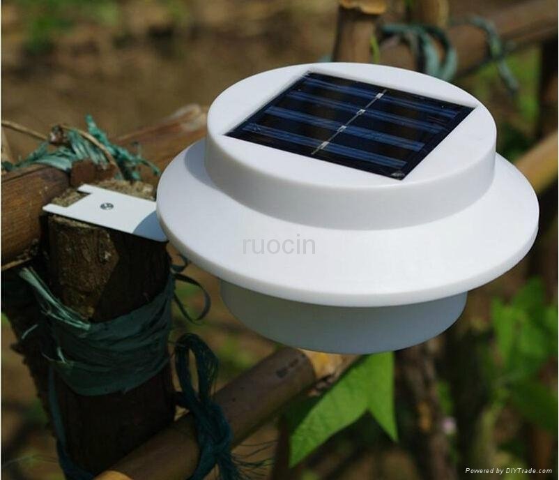 wholesale outdoor solar fence lamp square waterproof china panel led light 4