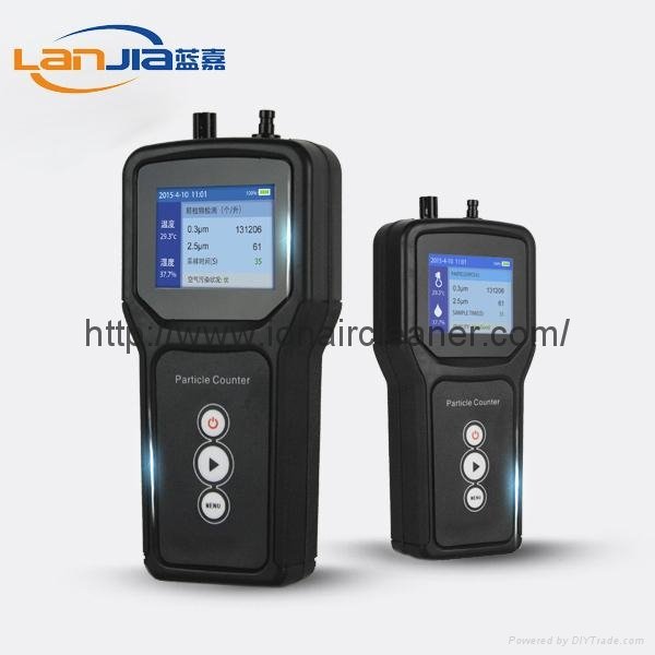 Hot selling portable handheld particle counter with easy operation 5