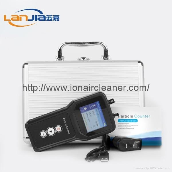 Hot selling portable handheld particle counter  5