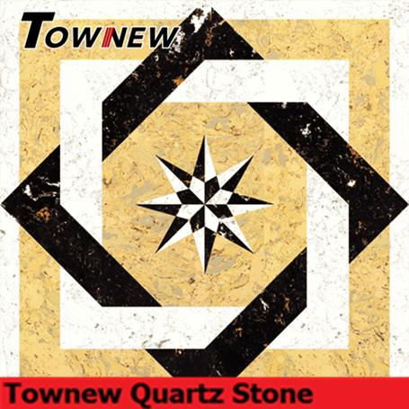 Hot products,chinese high quality quartz stone block floor TNQ-9073