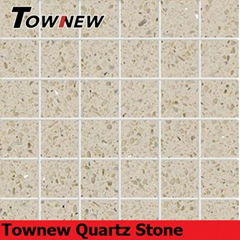 High quality popular quality quartz stone mosaic TNQ-9041