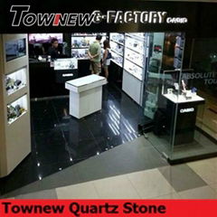 Professional design manufactur quartz stone floor tile TNW-1006