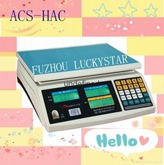 Price Computing Scale with LCD Display and 8 Direct Plu Memories (ACS-HAC)