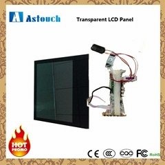 15" transparent lcd panel for industrial application