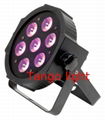 7*8W LED flat black par light