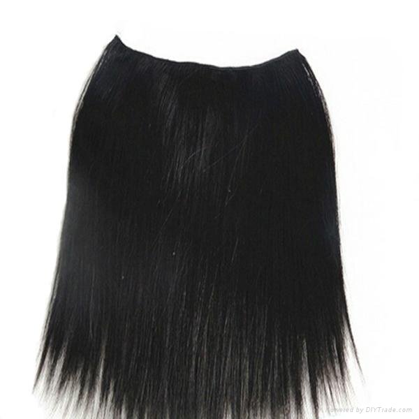 Flip In Hair Machine Weft With Any Length 18"-30" NaturalColor Flip In Hair Weft 2