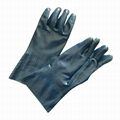 gauntlet nitrile coated gloves