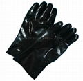 gauntlet neoprene coated gloves