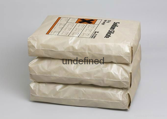 Kraft paper bag with PP/plastic laminated