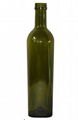 Dark Green Glass Wine Bottle